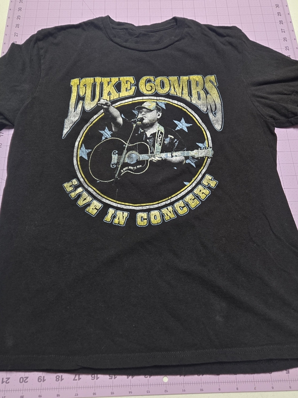 Luke Combs 2021 What You See Is What You Get Tour Concert Tee Size Unknown